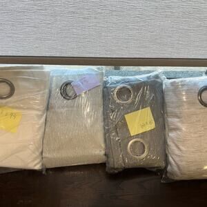 Window curtains 4 panels